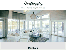 Tablet Screenshot of hoviranta.fi